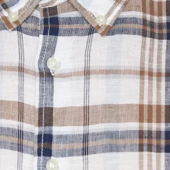 Sale Tom Linen Check Skjorte, , XXL Skjorter