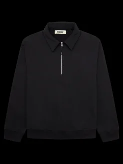 Woodbird Tom Zip Polo Sweatshirt, , S- Sweatshirts & Trøjer