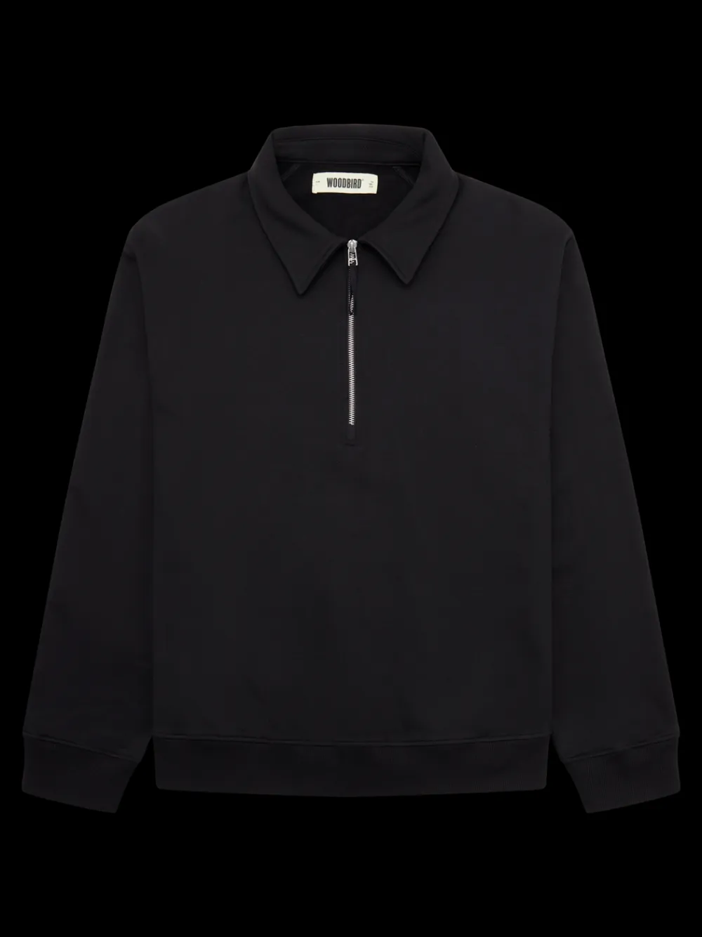 Woodbird Tom Zip Polo Sweatshirt, , S- Sweatshirts & Trøjer