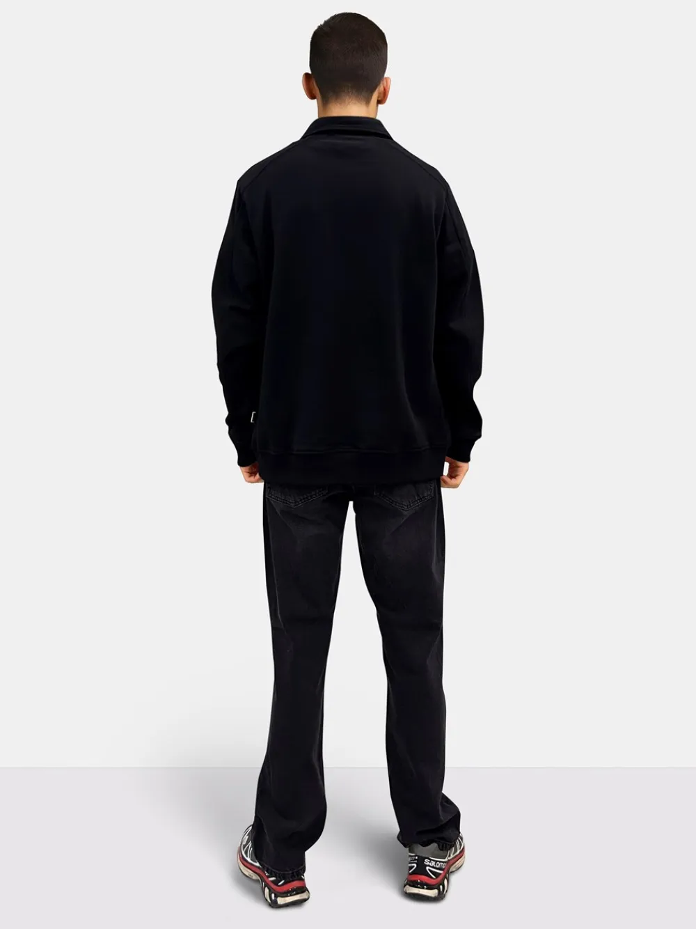 Woodbird Tom Zip Polo Sweatshirt, , S- Sweatshirts & Trøjer
