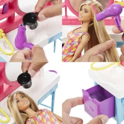 Barbie Totally Hårsalon-Børn Dukker & Tilbehør