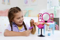 Barbie Totally Hårsalon-Børn Dukker & Tilbehør