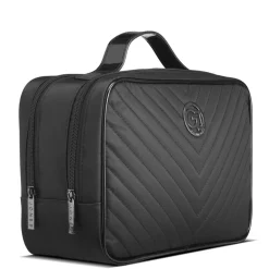 Gillian Jones Traincase Quilt, Sort-Dame Toilettasker|Toilet- & Makeuptasker