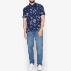 Best Tramp Hawaii Print Skjorte, , XL Skjorter