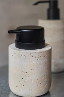 Best Travertine Lav Sæbedispenser, Dispensere & Tandkrus