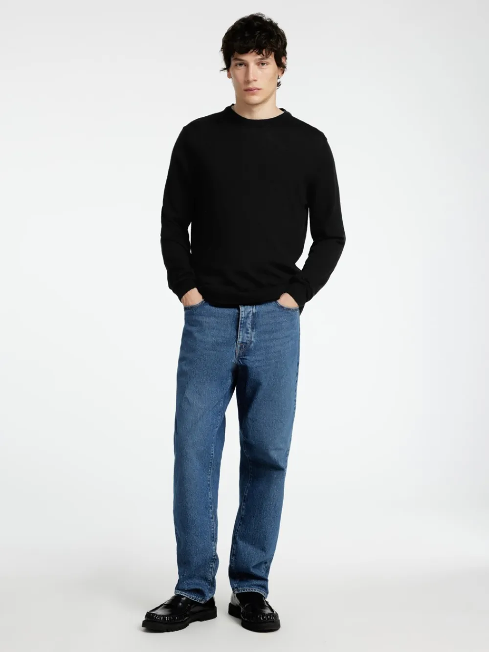Selected Homme Tray Merino Striktrøje, , XXL- Strik