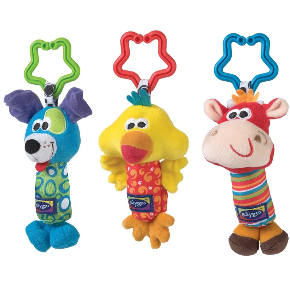 Playgro Trinkle Trio Rangler-Børn Babylegetøj
