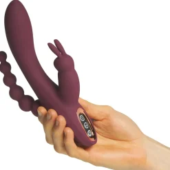 Sinful Triple Fun Rabbit Vibrator- Sexlegetøj