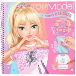 Topmodel T-Shirt Designbog-Børn Kreativ Leg