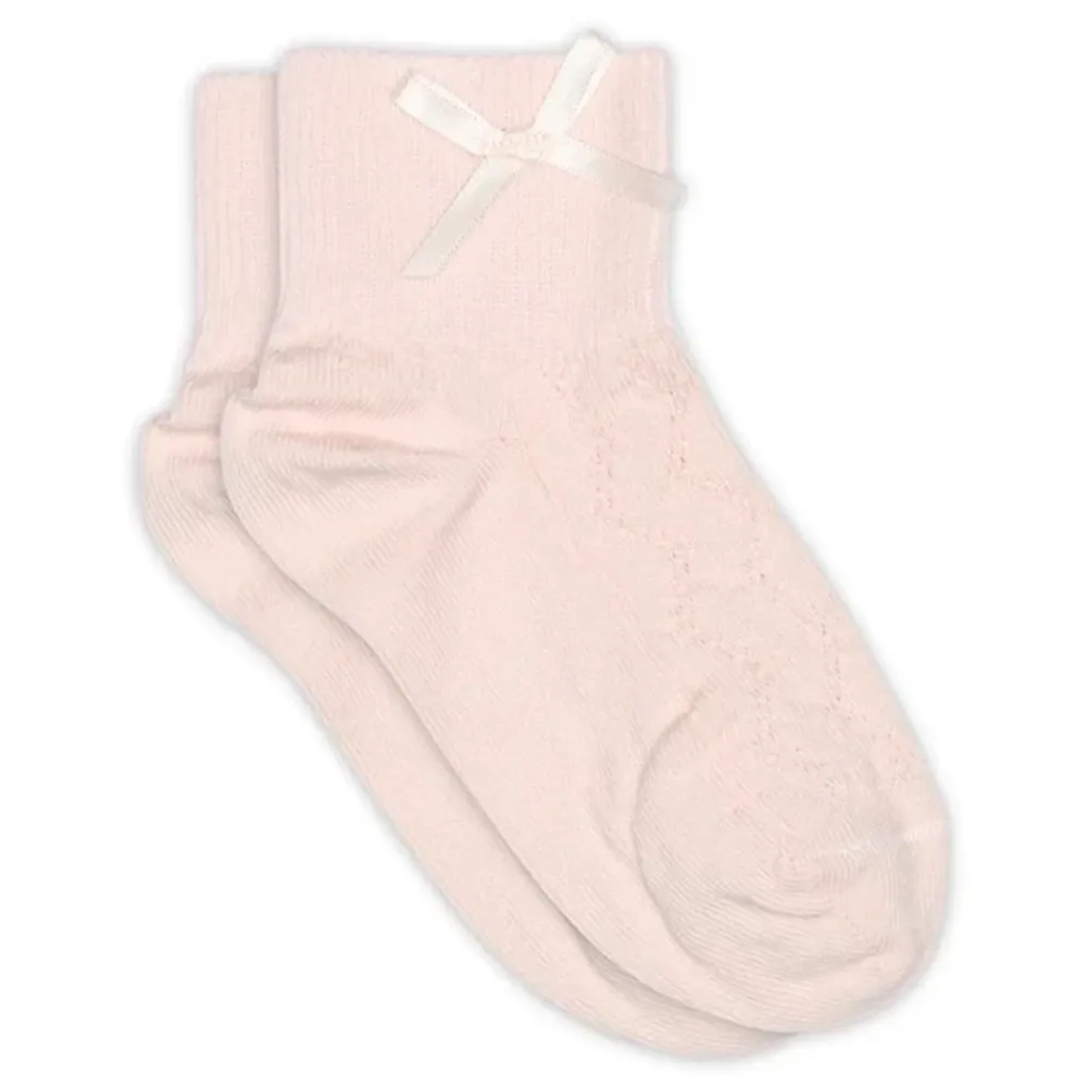 MP Denmark Una Short Bow Strømper, , 37-39-Børn Sokker & Strømper