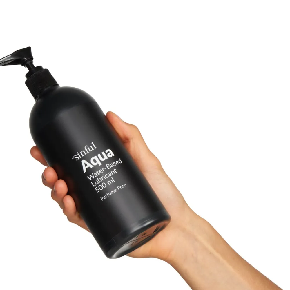 Sinful Vandbaseret Glidecreme, 500 ml- Glidecreme & Kondomer
