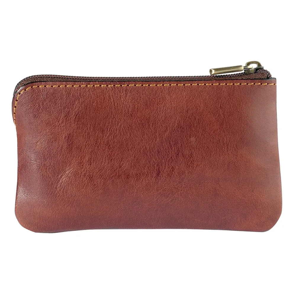 Tony Perotti Vegetale Leather Zippered Nøglepung,- Tasker