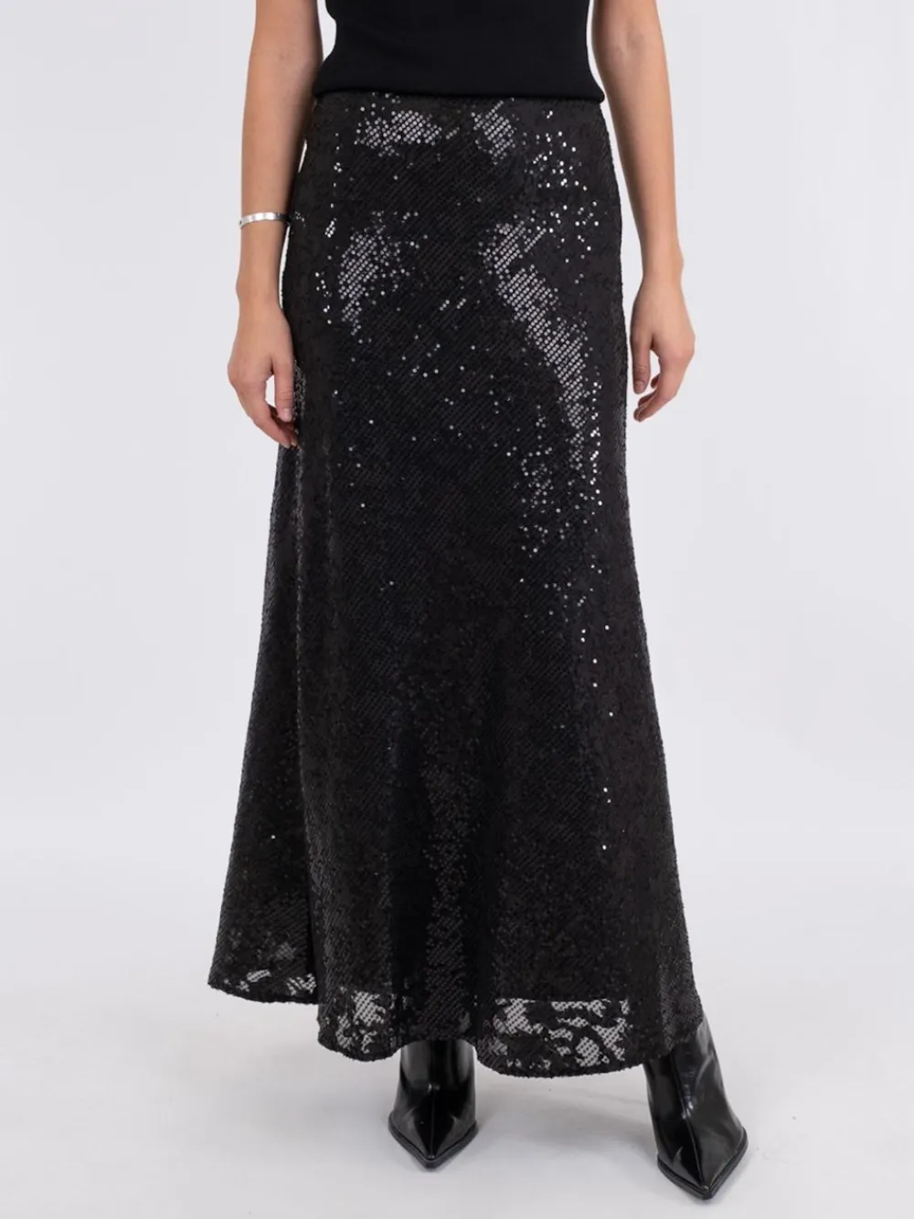 Vicky Sequins Nederdel, , 36 Dame Nederdele