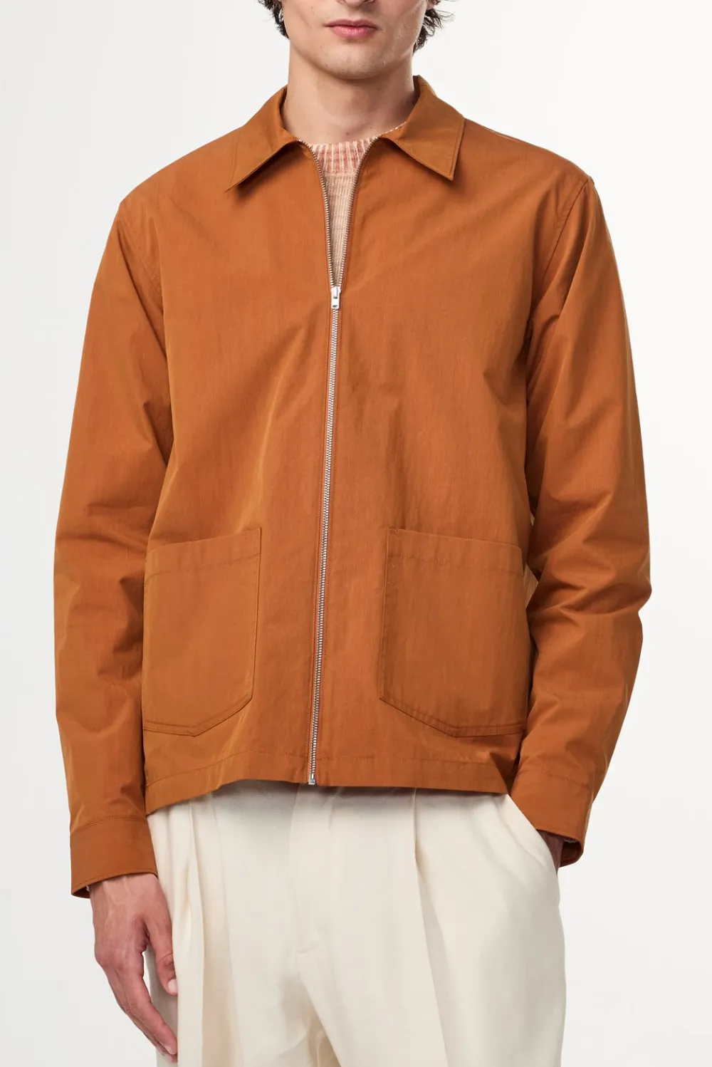 NN. 07 Virgil Zip Overshirt, , S- Overshirts
