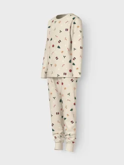 Name It Vismas Kids Pyjamassæt, , 116 cm-Børn Undertøj & Nattøj