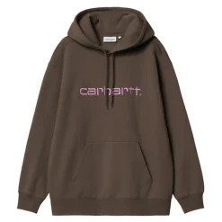 Carhartt WIP W' Hooded Carhartt Sweatshirt, , XS-Dame Strik & Sweatshirts