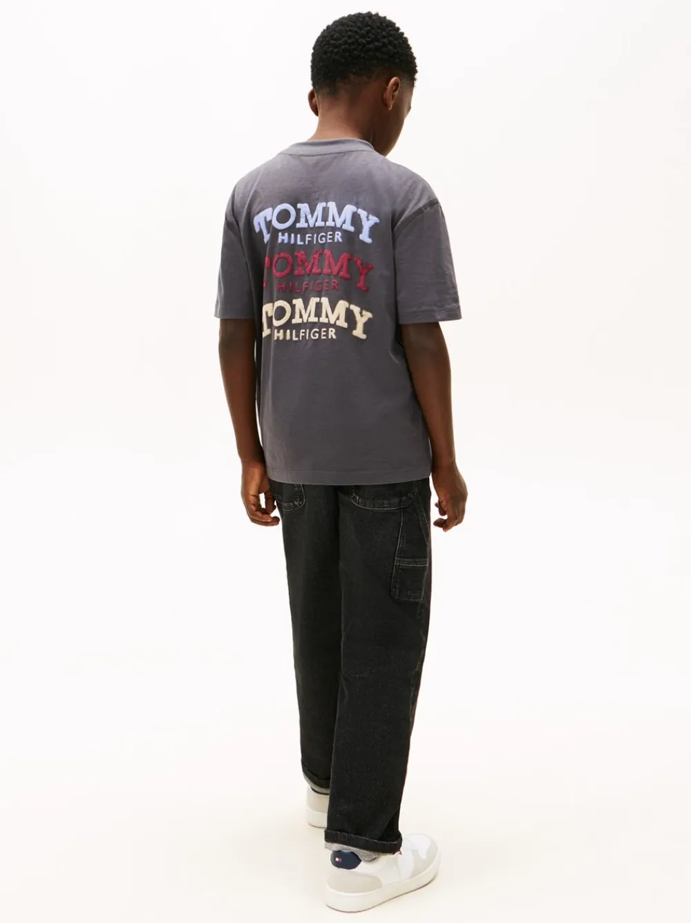 Tommy Hilfiger Washed Faded Graphic T-shirt, , 152 cm-Børn T-Shirts & Toppe