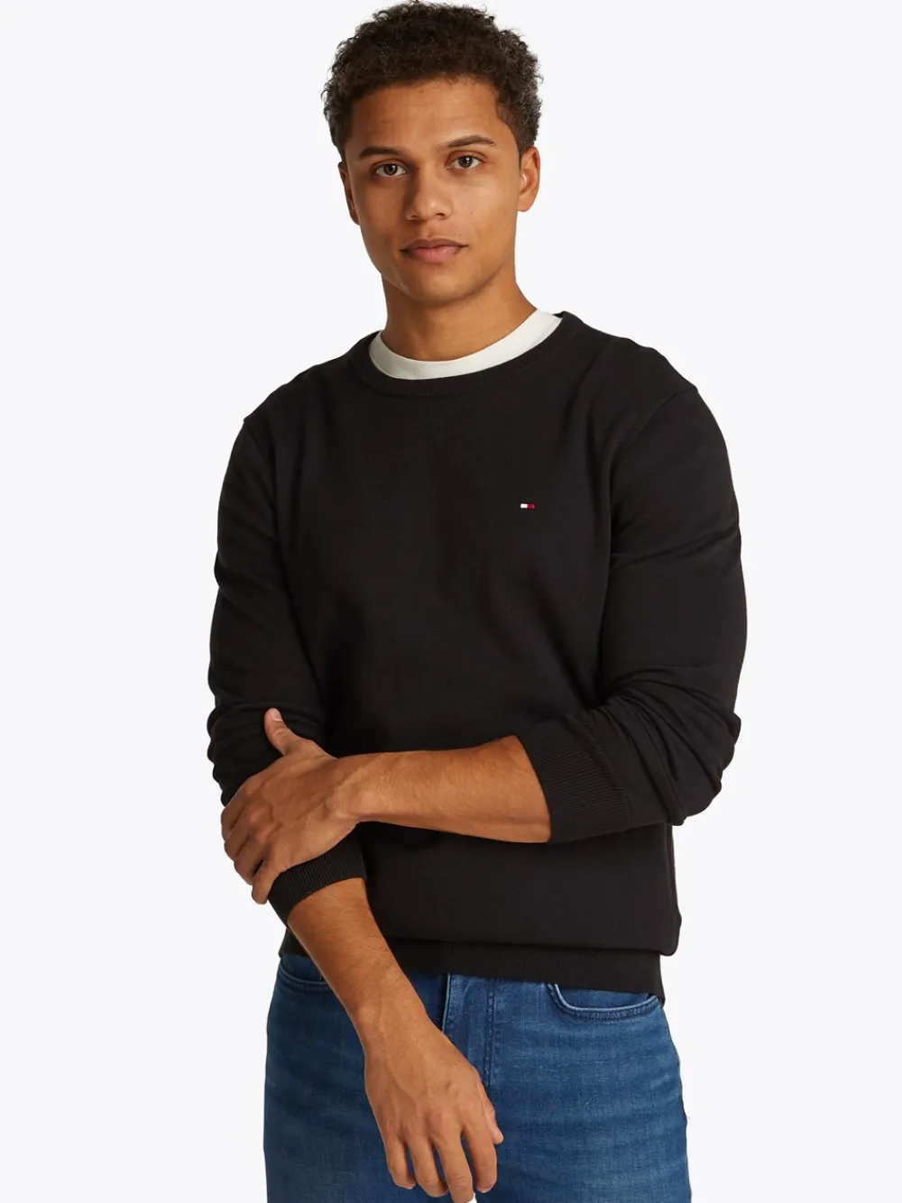 Clearance Wcc Essential Crew Neck Striktrøje, , XL Strik