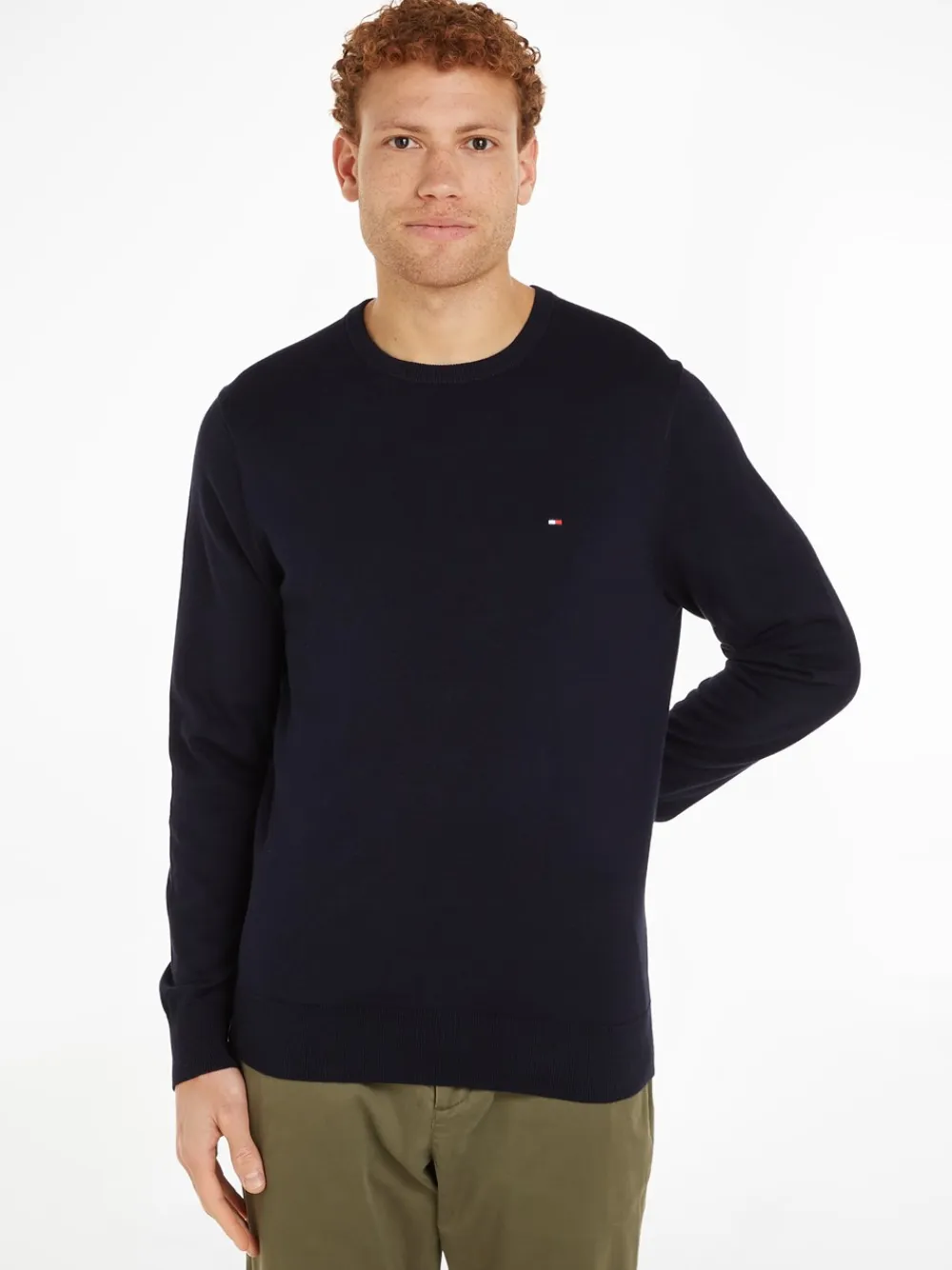 Best Wcc Essential Crew Neck Striktrøje, , 3XL Strik