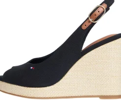Tommy Hilfiger Wedge Heel Slingback Espadrille Sandaler, , 39-Dame Sandaler
