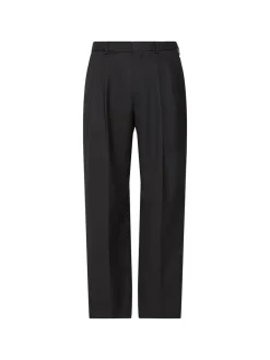 Calvin Klein Wide Leg Travel Twill Bukser, , 34- Bukser & Chinos
