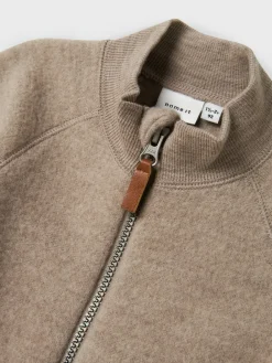Best Wmino Woll Cardigan, , 110 cm Børn Cardigans