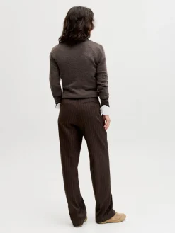 JJXX Wren Wool Blend Polo Striktrøje, , M-Dame Strik & Sweatshirts
