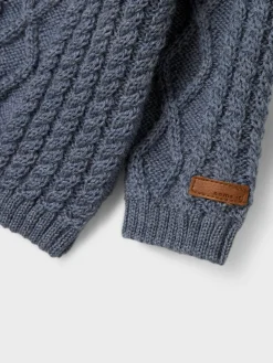 Outlet Wrilla Wool Knit Cardigan, , 56 cm Børn Cardigans