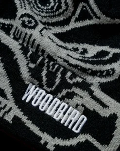 Woodbird Yan Lion JQ Fold Beanie, , One Size- Huer & Kasketter