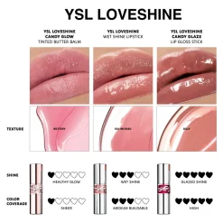 Sale YSL Loveshine Candy Glow Tinted Lip Balm, Læber